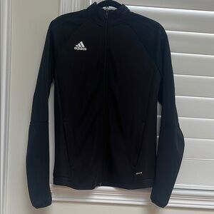 Adidas Black Performance Jacket with High Collar